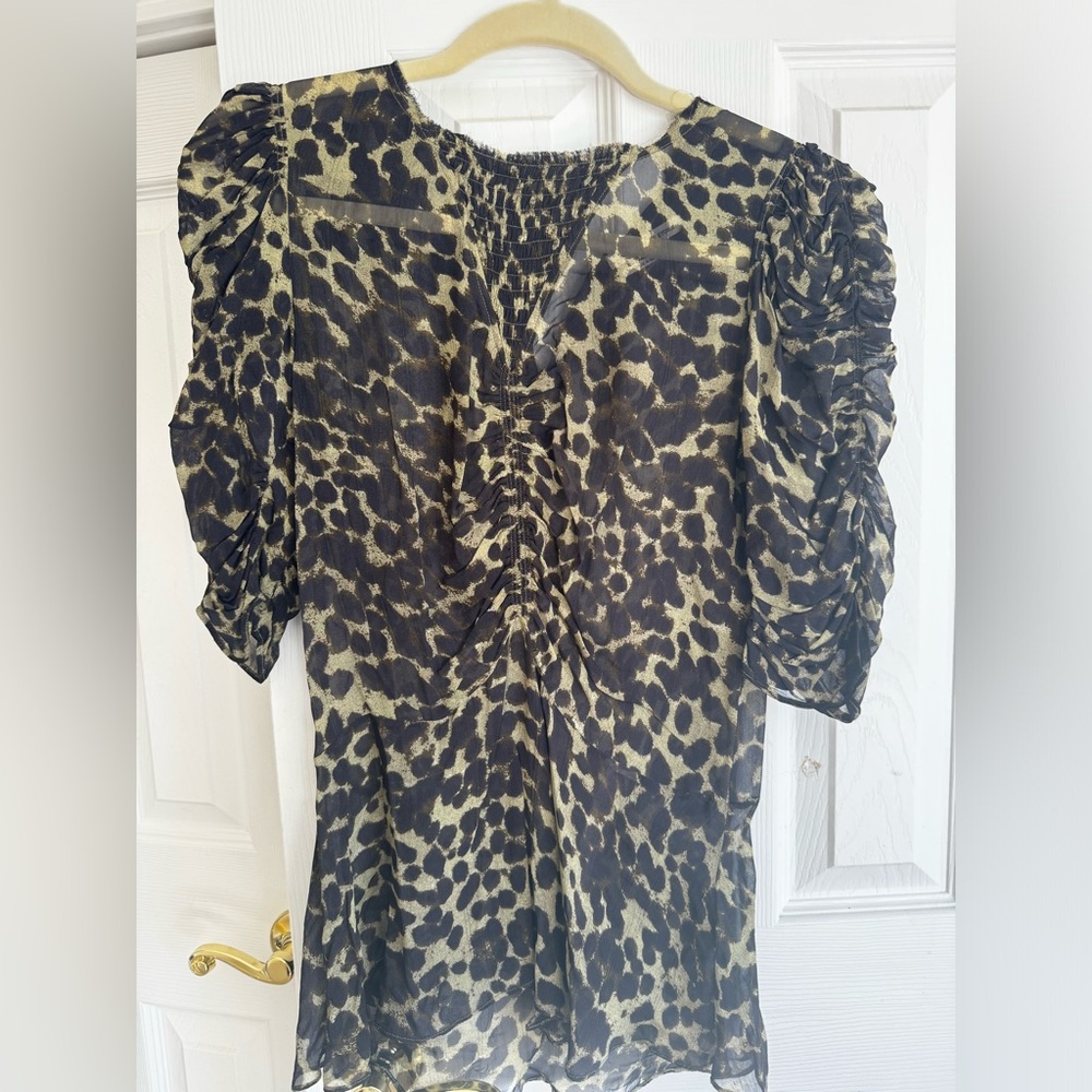Isabel Marant Étoile Leopard Print Blouse